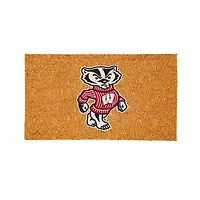 Wisconsin Badgers 28" x 16" Logo Turf Mat