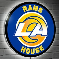 Los Angeles Rams 23" LED Slogan Round Wall Sign