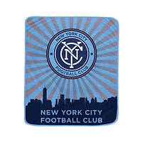 New York City FC 50" x 60" City Spotlight Royal Plush Blanket