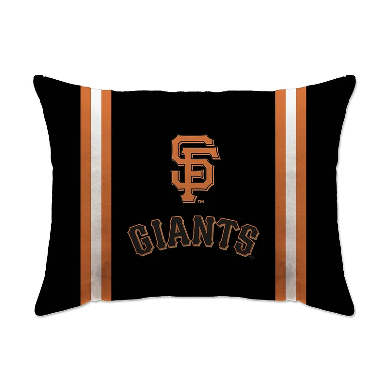 San Francisco Giants 20" x 26" Standard Stripe Logo Micro Plush Bed Pillow Cover