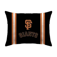 San Francisco Giants 20" x 26" Standard Stripe Logo Micro Plush Bed Pillow Cover