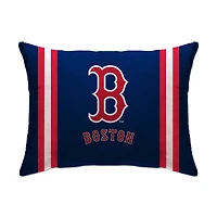 Boston Red Sox 20" x 26" Standard Stripe Logo Micro Plush Bed Pillow Cover