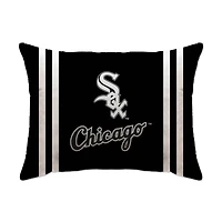 Chicago White Sox 20" x 26" Standard Stripe Logo Micro Plush Bed Pillow Cover