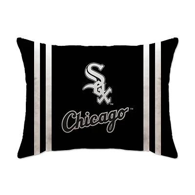 Chicago White Sox 20" x 26" Standard Stripe Logo Micro Plush Bed Pillow Cover