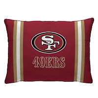 San Francisco 49ers 20" x 26" Standard Stripe Logo Micro Plush Bed Pillow Cover