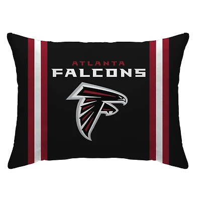 Atlanta Falcons 20" x 26" Standard Stripe Logo Micro Plush Bed Pillow Cover