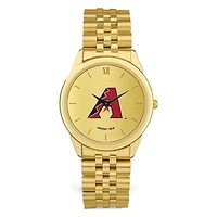 Men's  Gold Arizona Diamondbacks Rolled Link Bracelet Wristwatch