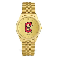 Men's  Gold Cleveland Guardians Rolled Link Bracelet Wristwatch