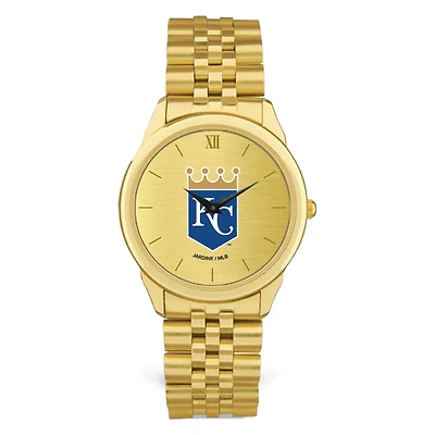 Men's  Gold Kansas City Royals Rolled Link Bracelet Wristwatch