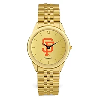 Men's  Gold San Francisco Giants Rolled Link Bracelet Wristwatch