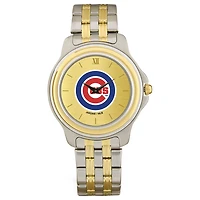 Men's  Chicago Cubs Gold Dial Two-Tone Wristwatch