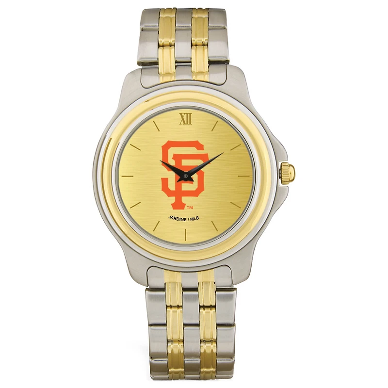 Men's San Francisco Giants Gold Dial Two-Tone Wristwatch