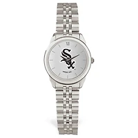 Women's  Silver Chicago White Sox Rolled Link Bracelet Wristwatch