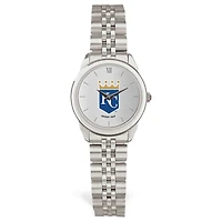 Women's  Silver Kansas City Royals Rolled Link Bracelet Wristwatch
