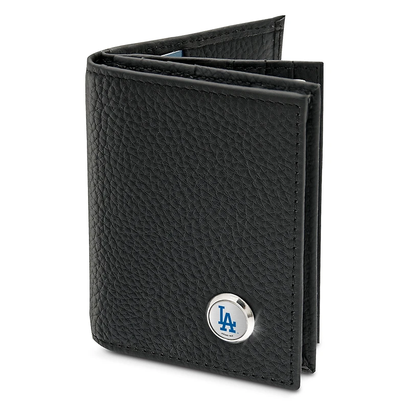 Men's  Black Los Angeles Dodgers Business Card Wallet
