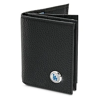 Men's  Black Los Angeles Dodgers Business Card Wallet