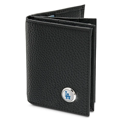 Men's  Black Los Angeles Dodgers Business Card Wallet