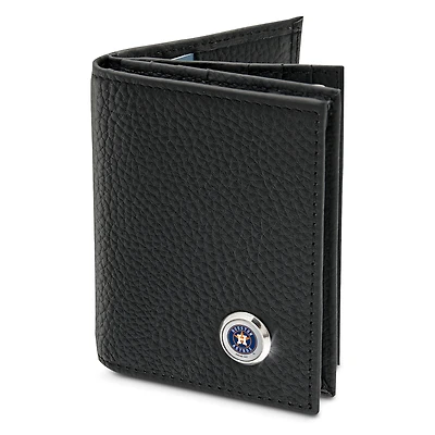 Men's  Black Houston Astros Business Card Wallet