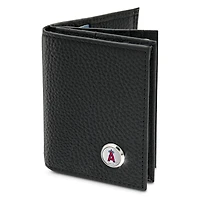 Men's  Black Los Angeles Angels Business Card Wallet