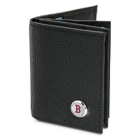 Men's  Black Boston Red Sox Business Card Wallet
