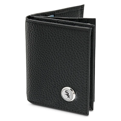 Men's  Black Chicago White Sox Business Card Wallet