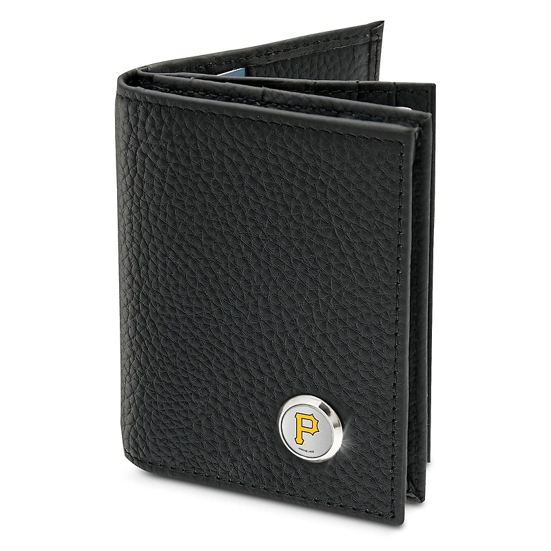 Men's  Black Pittsburgh Pirates Business Card Wallet