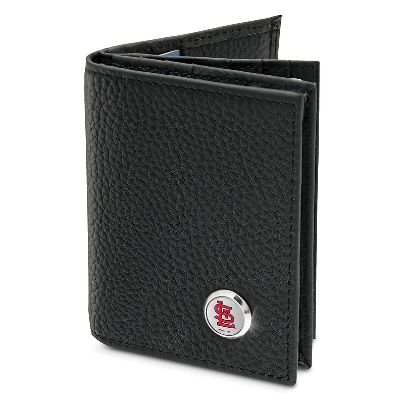 Men's  Black St. Louis Cardinals Business Card Wallet