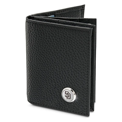 Men's  Black San Diego Padres Business Card Wallet