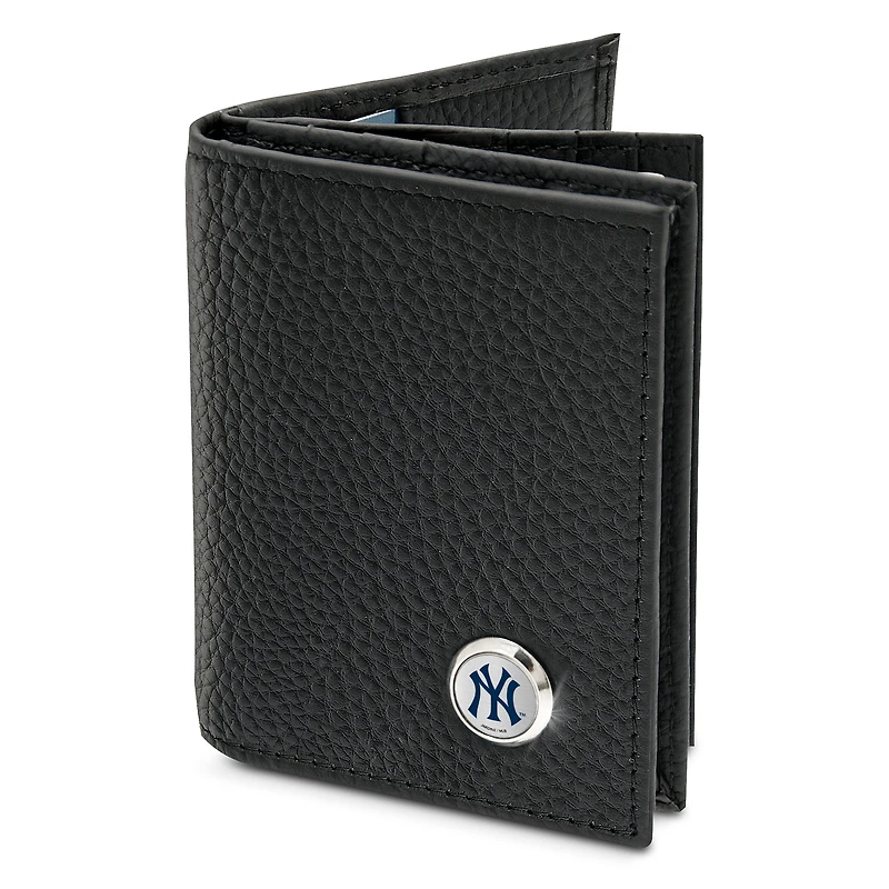 Men's  Black New York Yankees Business Card Wallet