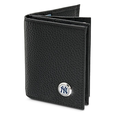 Men's  Black New York Yankees Business Card Wallet