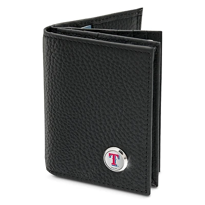 Men's  Black Texas Rangers Business Card Wallet