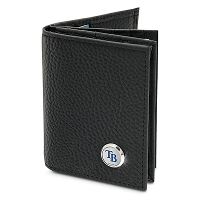 Men's  Black Tampa Bay Rays Business Card Wallet