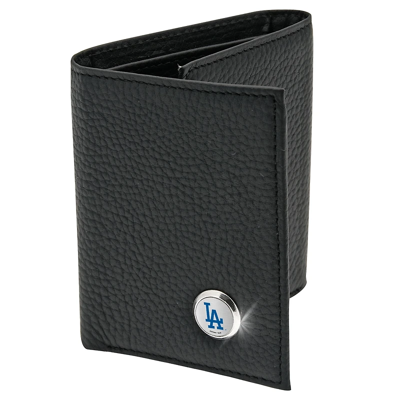 Men's  Black Los Angeles Dodgers Leather Wallet