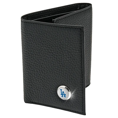 Men's  Black Los Angeles Dodgers Leather Wallet
