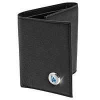 Men's  Black Los Angeles Dodgers Leather Wallet