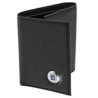 Men's  Black Detroit Tigers Leather Wallet