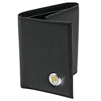 Men's  Black Pittsburgh Pirates Leather Wallet