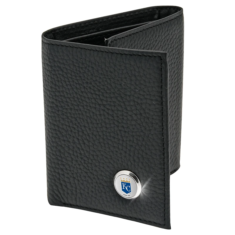 Men's  Black Kansas City Royals Leather Wallet