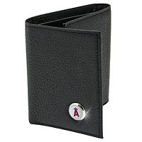 Men's  Black Los Angeles Angels Leather Wallet