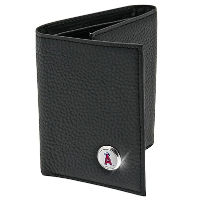 Men's  Black Los Angeles Angels Leather Wallet
