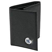 Men's  Black New York Yankees Leather Wallet