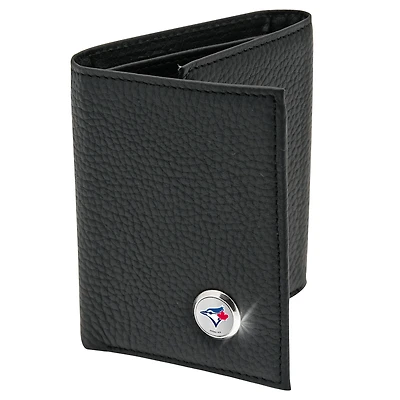 Men's  Black Toronto Blue Jays Leather Wallet