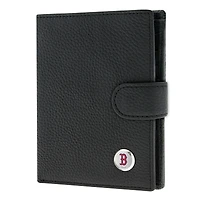 Women's  Black Boston Red Sox Leather Wallet