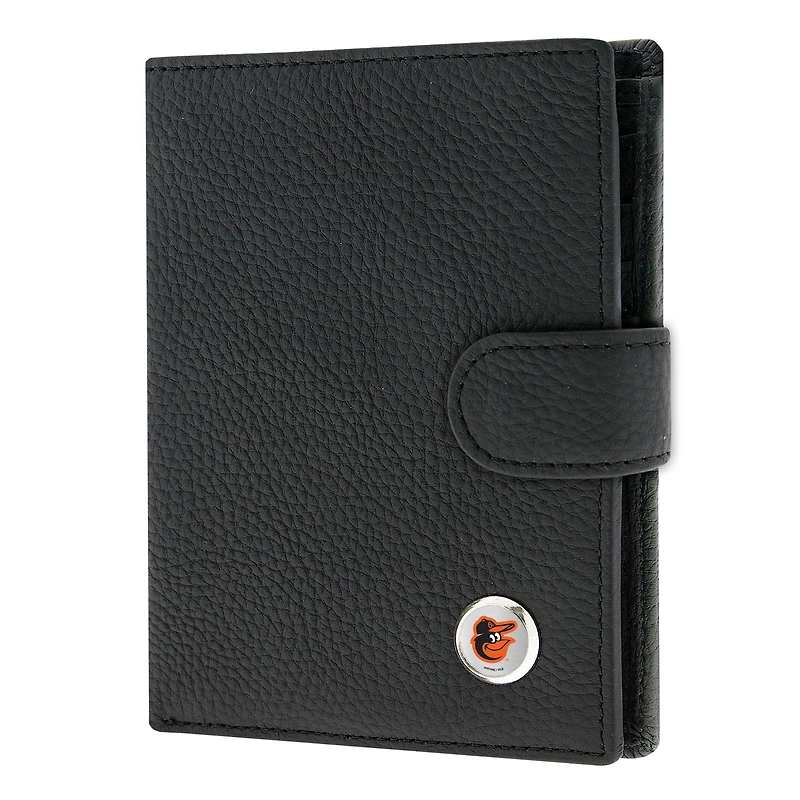 Women's  Black Baltimore Orioles Leather Wallet