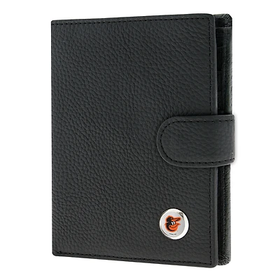 Women's  Black Baltimore Orioles Leather Wallet