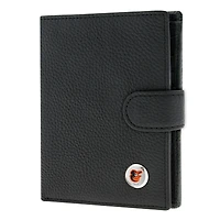 Women's  Black Baltimore Orioles Leather Wallet