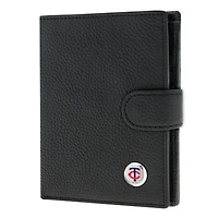 Women's  Black Minnesota Twins Leather Wallet