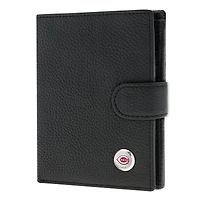 Women's  Black Cincinnati Reds Leather Wallet
