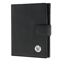 Women's  Black Colorado Rockies Leather Wallet