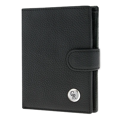 Women's  Black Colorado Rockies Leather Wallet
